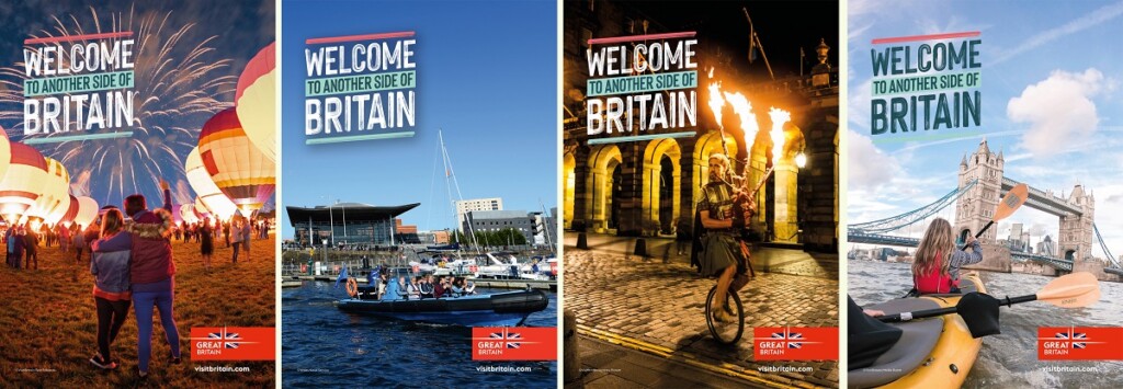 英国政府観光庁の『あなたの知らない英国へようこそ』キャンペーンポスター